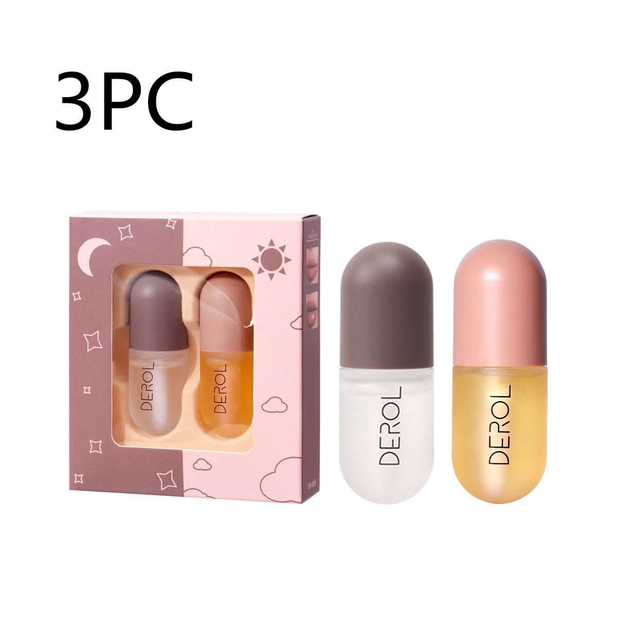 Day Night Instant Volume Lip Plumper Oil Clear Lasting Nourishing Repairing Reduce Lip Fine Line Care Lip Beauty Cosmetic Fendax 0