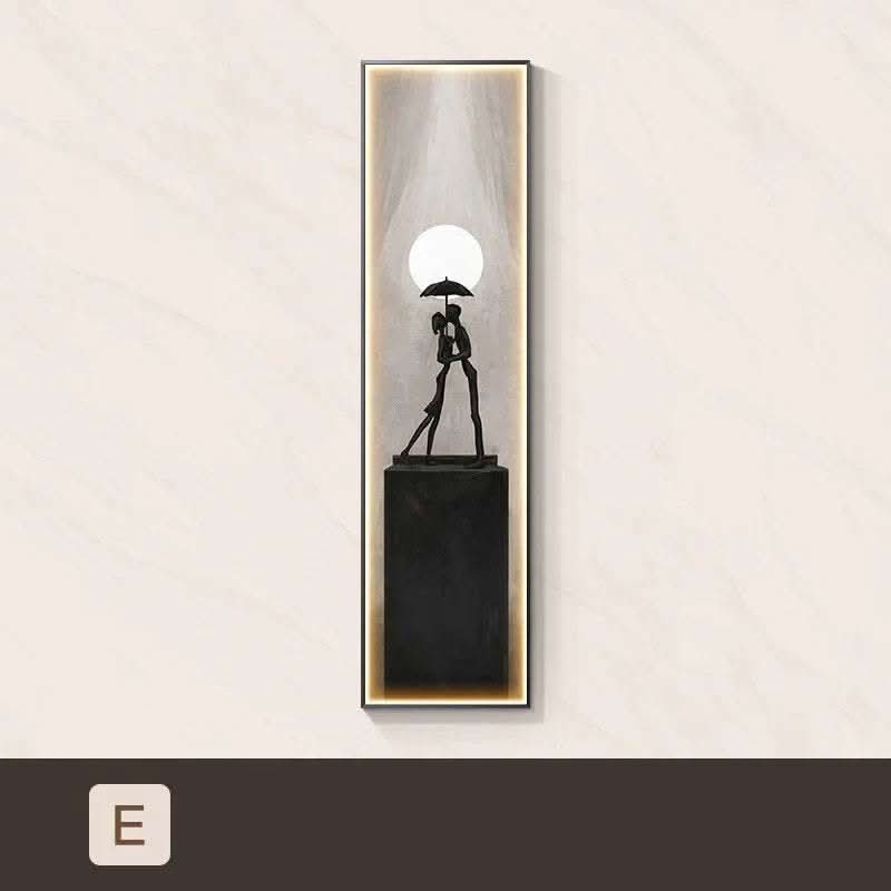 Modern Light Luxury Led Luminous Entryway Decorative Painting Fendax 0