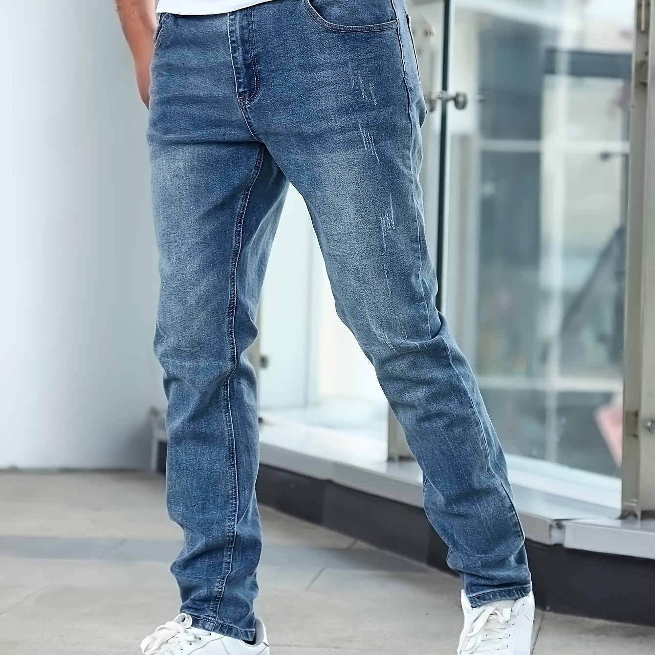 Stretch Men's Casual Jeans