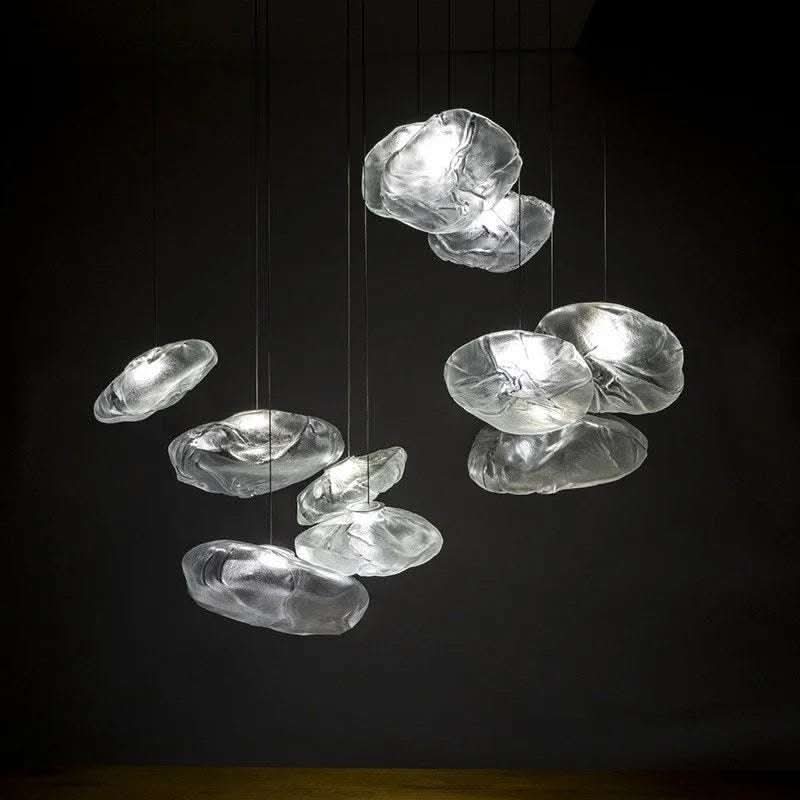 Postmodern Light Luxury Glass Decorative Chandelier Fendax 0