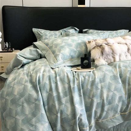 Long-staple Cotton Printed Four-piece Bedding Set Cotton Bedding Fendax 0