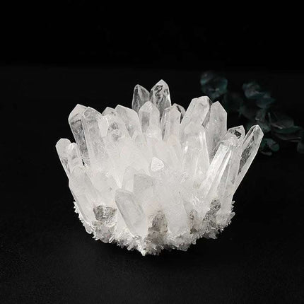 White Crystal Cluster Ornaments Home Office Home Fendax 0