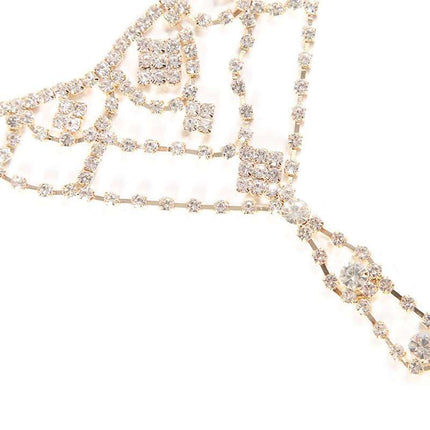 New Bohemian Rhinestone Feet Chain Fendax 0