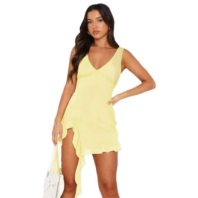 Pure Color Hot Girl Skirt Pure Desire Style European And American Women Fendax 0