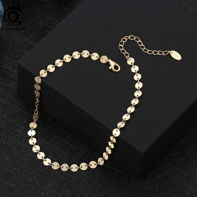 Fashion Women's Sterling Silver Feet Chain Fendax 0