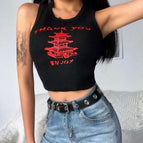 Black vest / L