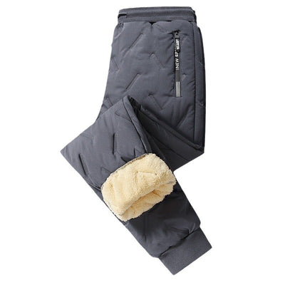 Men Plush Thick Fleece Sweatpants