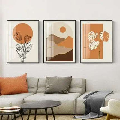 Modern Living Room Decorative Northern Europe Light Luxury Abstract Hanging Painting Fendax 0