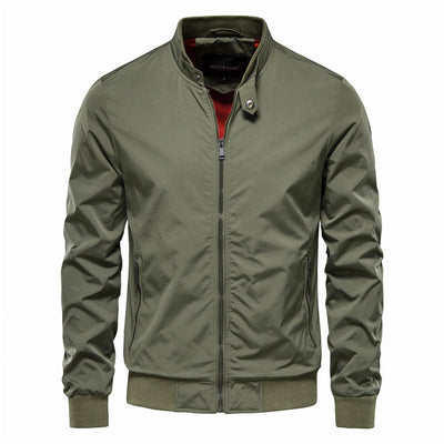 Men's Zip-up Jacket With Pockets