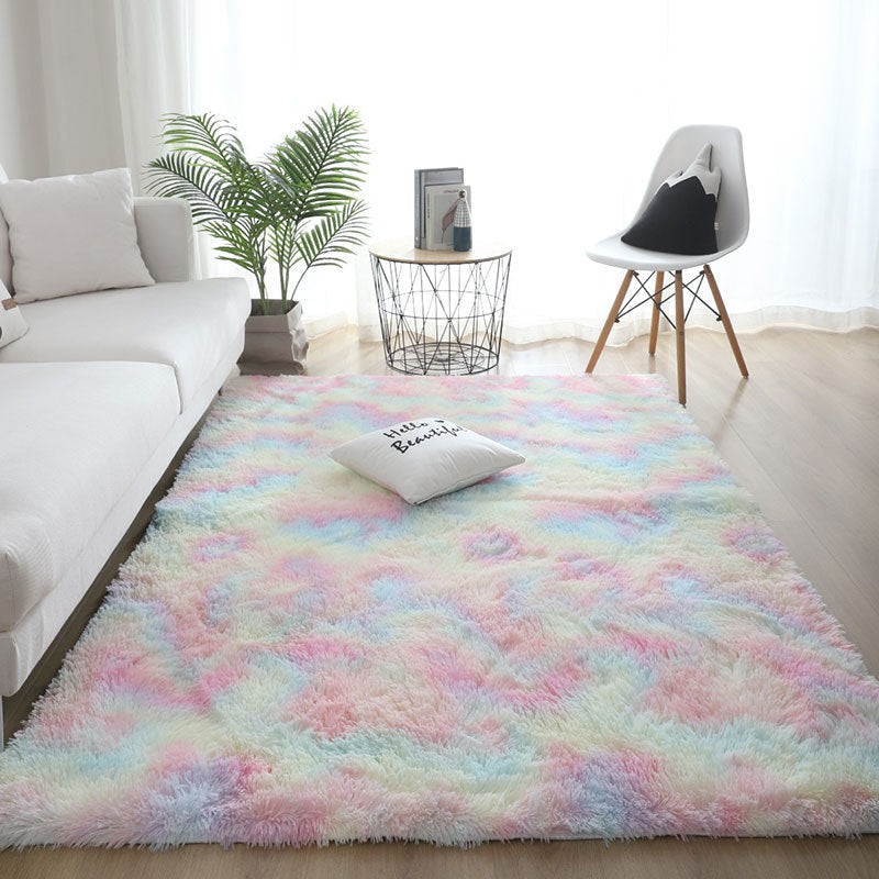 Living Room Plush Tie-dyed Carpet