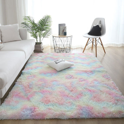 Living Room Plush Tie-dyed Carpet