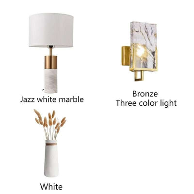Postmodern Decorative Luxury Marble Table Lamp Fendax 0