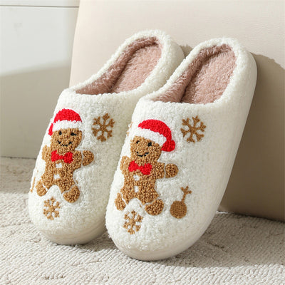Cute Christmas Santa Claus Home Slippers