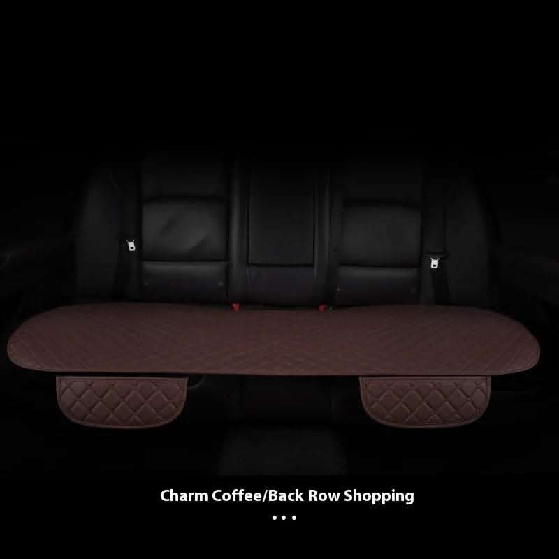 Car Seat Cushion Leather Single Non-slip Non-backrest Three-piece Set Car Mats Factory Delivery Fendax 0