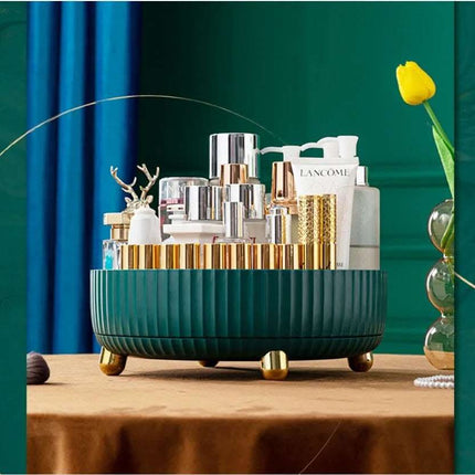 Home Light Luxury Cosmetic Storage Box Can Be Rotated