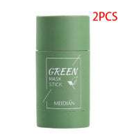 Cleansing Green Tea Mask Clay Stick Oil Control Anti-Acne Whitening Seaweed Mask Skin Care Fendax 0