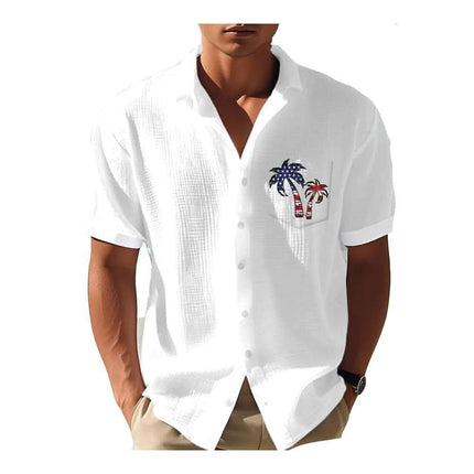 Men's Fashion Hawaiian Digital Printing Shirt Fendax 0
