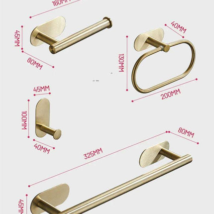 Single Bar Towel Rack Bathroom Hook Bathroom Pendant Fendax 0