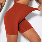 Brick red shorts / L