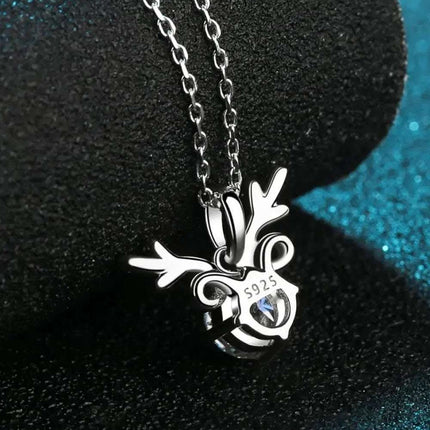 1 Carat Moissanite Necklace - 925 Sterling Silver Jewelry