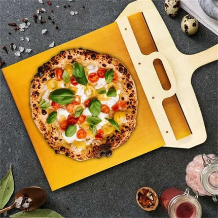 Kitchen Gadgets Sliding Pizza Shovel Non Stick Pizza Smooth Cutting Board Storage Transfer Board Kitchen Baking Tool Fendax 0