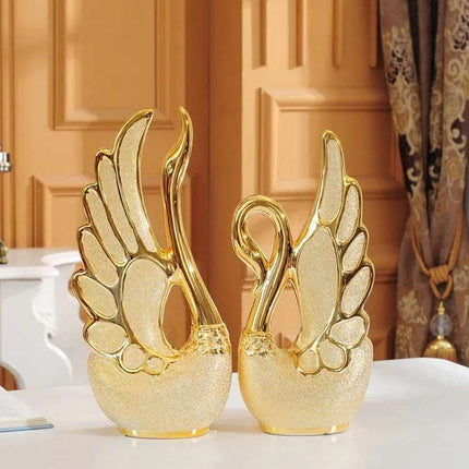 Gold-plated swan ornaments Fendax 0