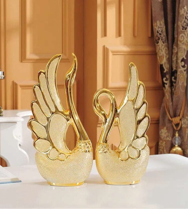 Gold-plated swan ornaments Fendax 0