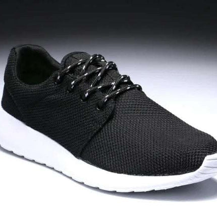 Men's Running Shoes Black White Design Light Weight Breathable Mesh Sneakers Jogging Shoes Fendax 0