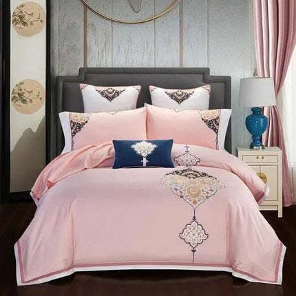 4-piece embroidered bedding set Fendax 0