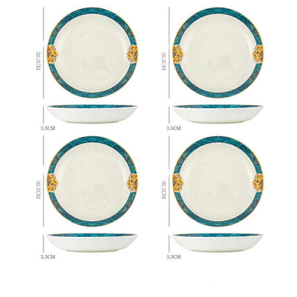 Dinner Plates Ceramic Steak Plate Web Porcelain Fendax 0