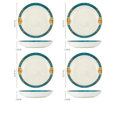 Dinner Plates Ceramic Steak Plate Web Porcelain Fendax 0