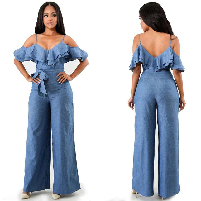 Sling low-cut ruffled wide-legs Fendax 0