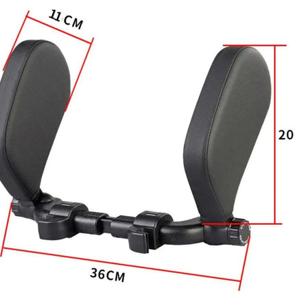 Car headrest pillow Sleep Adjustable Side Car Soft Travel Seat Headrest Auto Leather Support Neck Pillow Cushion car accessories Fendax 0
