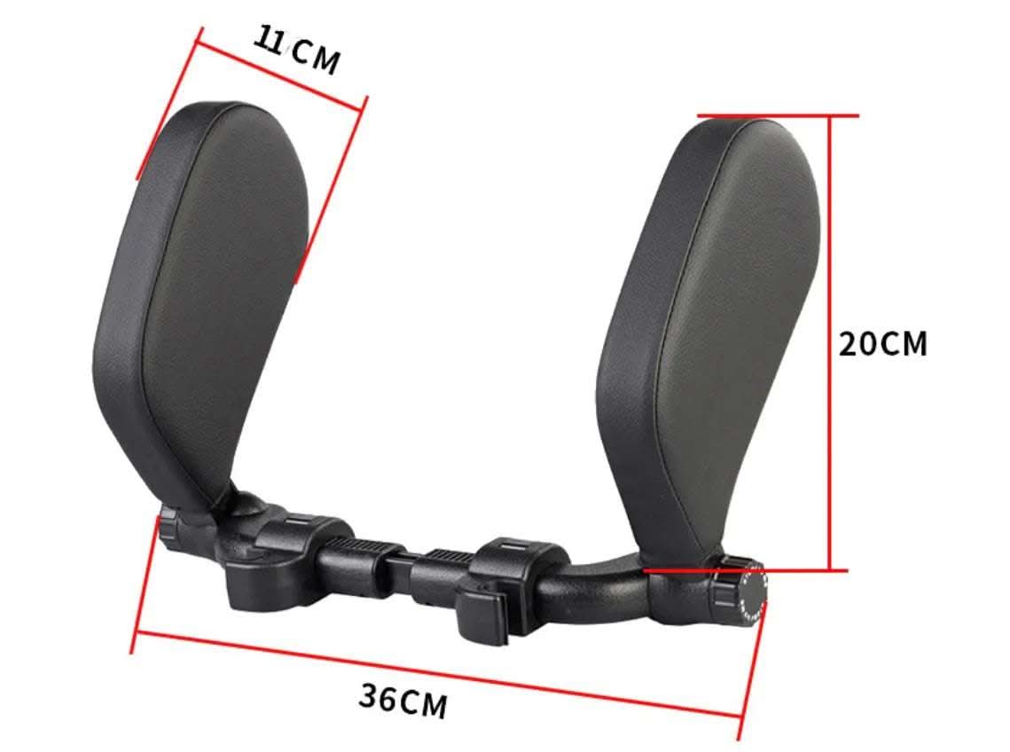 Car headrest pillow Sleep Adjustable Side Car Soft Travel Seat Headrest Auto Leather Support Neck Pillow Cushion car accessories Fendax 0