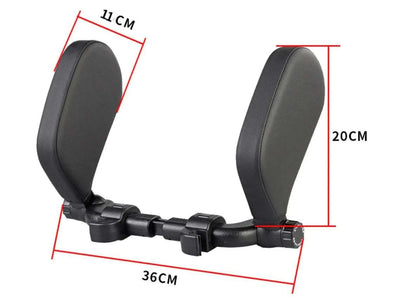Car headrest pillow Sleep Adjustable Side Car Soft Travel Seat Headrest Auto Leather Support Neck Pillow Cushion car accessories Fendax 0