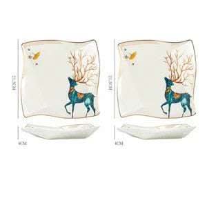 Dinner Plates Ceramic Steak Plate Web Porcelain Fendax 0