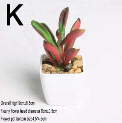 Simulated succulents mini potted plants Fendax 0