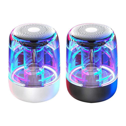 Portable Speakers Bluetooth Column Wireless Bluetooth Speaker Powerful Bass Radio with Variable Color LED Light Fendax 0