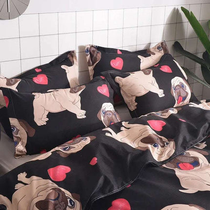 Cartoon pug bedding set Fendax 0