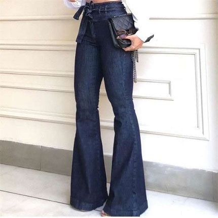 Micro elastic lace-up flared pants Fendax 0