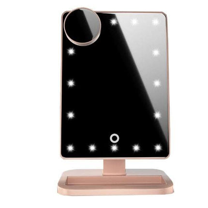Touch Screen Makeup Mirror With 20 LED Light Bluetooth Music Speaker 10X Magnifying Mirrors Lights Fendax 0