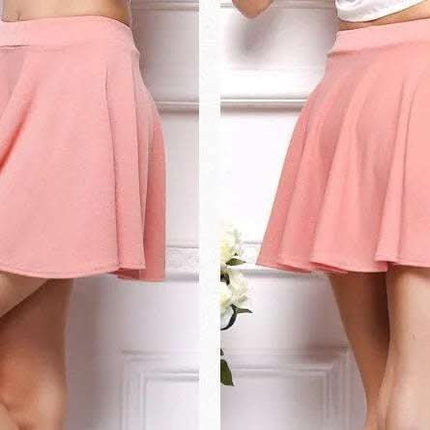 USA SIZE Large size women's high waist half skirt umbrella skirt pleated skirt sundress Fendax 0