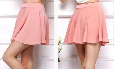 USA SIZE Large size women's high waist half skirt umbrella skirt pleated skirt sundress Fendax 0