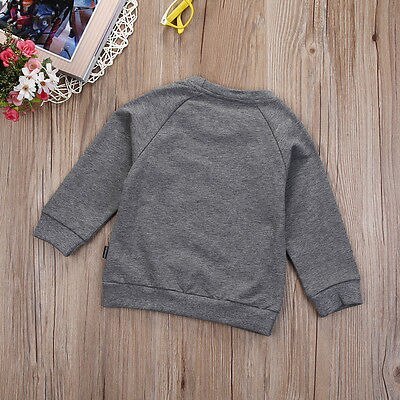 kids sports letter printed sweater