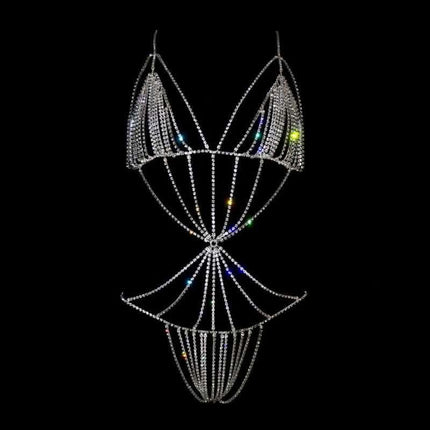 Rhinestone chest chain waist chain one chain Fendax 0