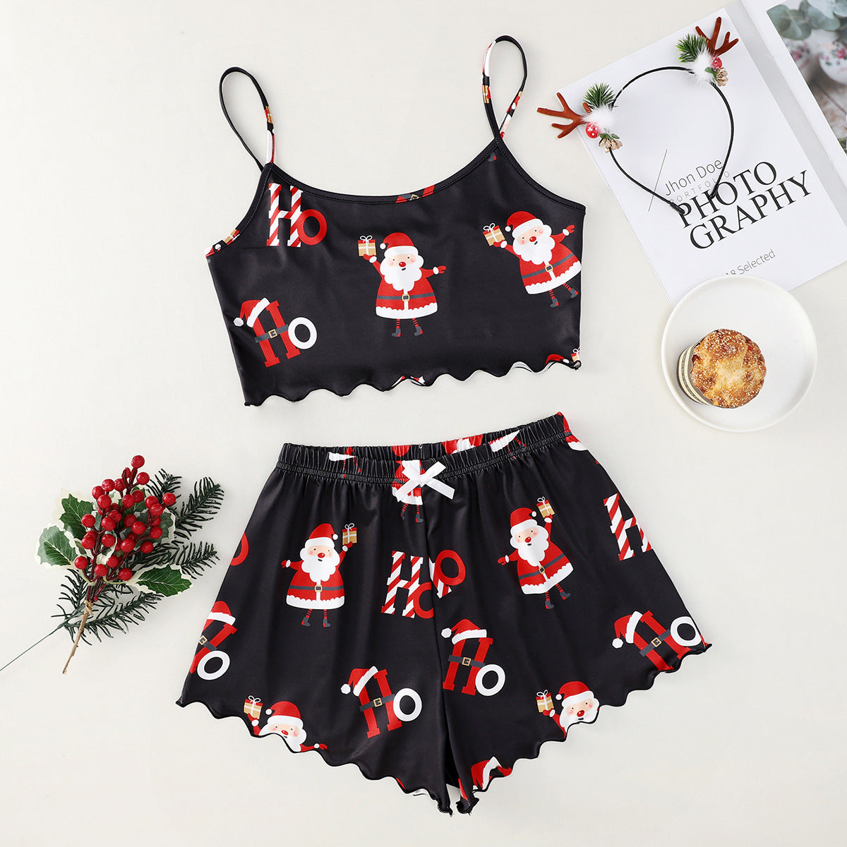 Christmas Thin Pajamas Set