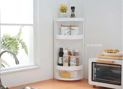 Bathroom shelf free punching wall hanging triangle storage rack kitchen bathroom vanity corner shelf corner Fendax 0