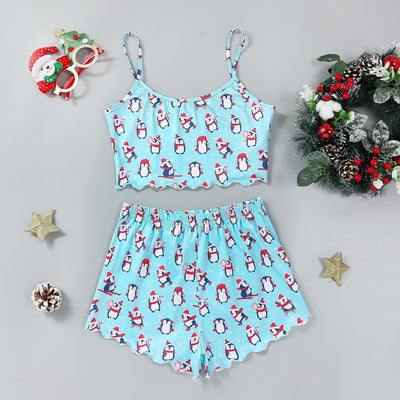 Christmas Thin Pajamas Set