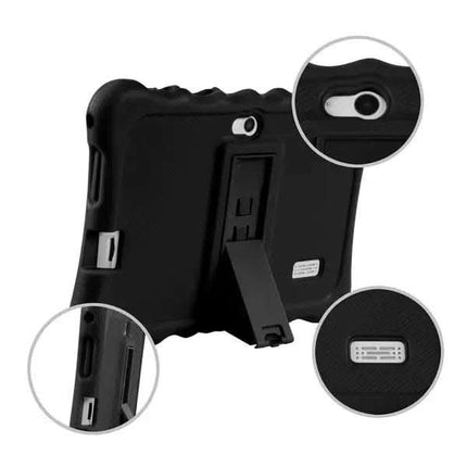 Shock-resistant Silicone Snap-on Case With Stand For 7 Tablets Fendax 5