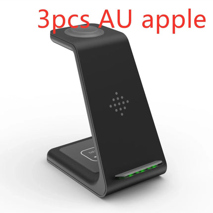 3 In 1 Fast Charging Station Wireless Charger Stand Wireless Quick Charge Dock For Phone Holder Fendax 0